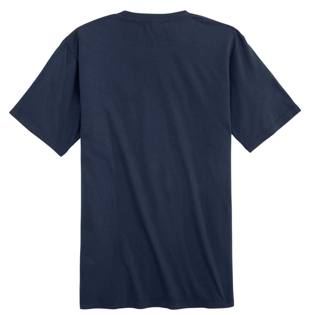 Marlin Crest Pocket Tee - Navy Blue