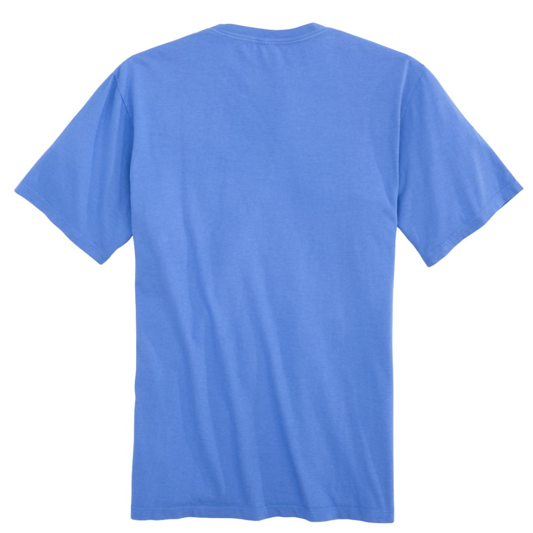 Marlin Crest Pocket Tee - Marine Blue