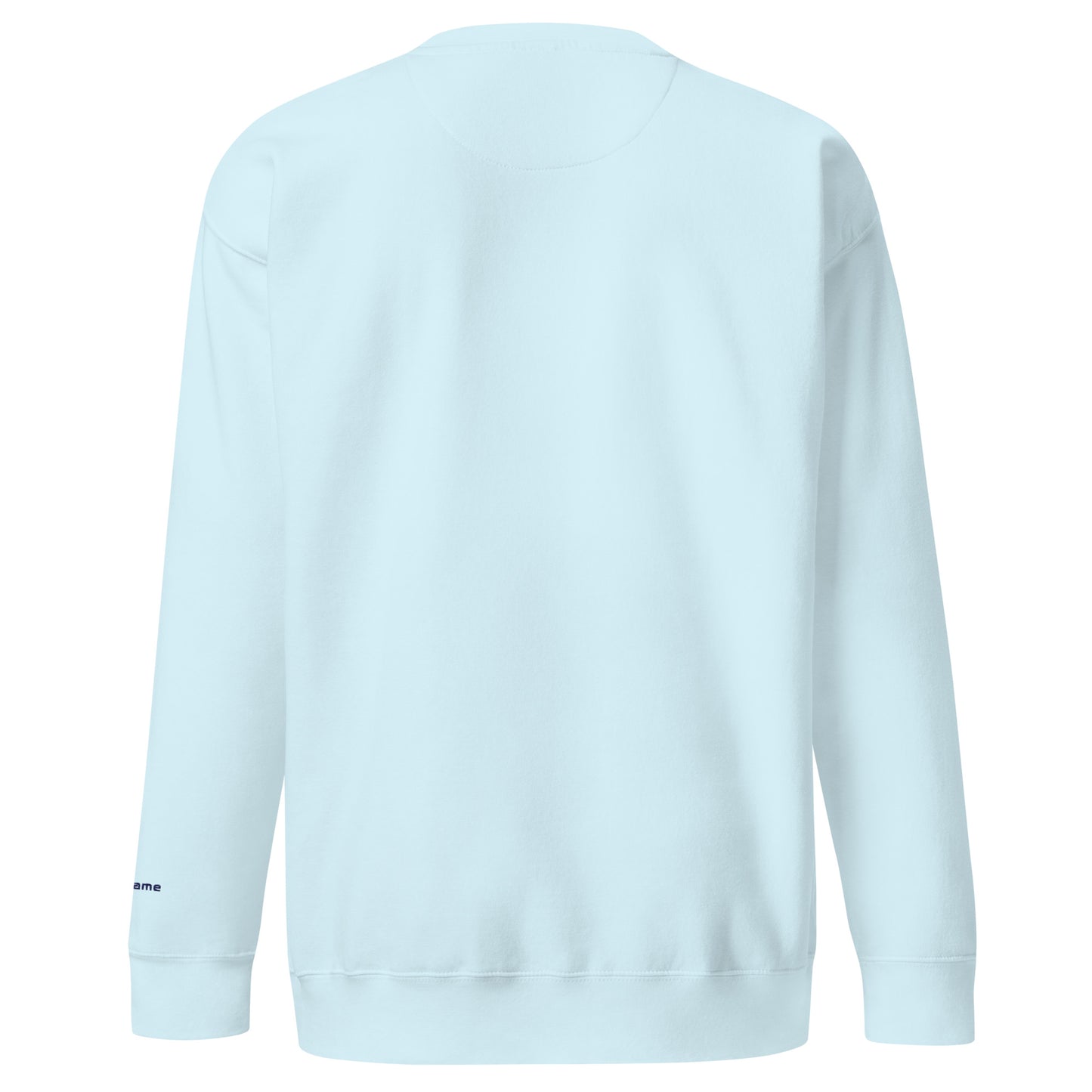 Marlin Crest Embroidered Crew - Coastal Blue