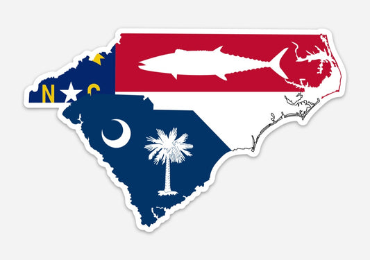 North Carolina and South Carolina Kings Decal